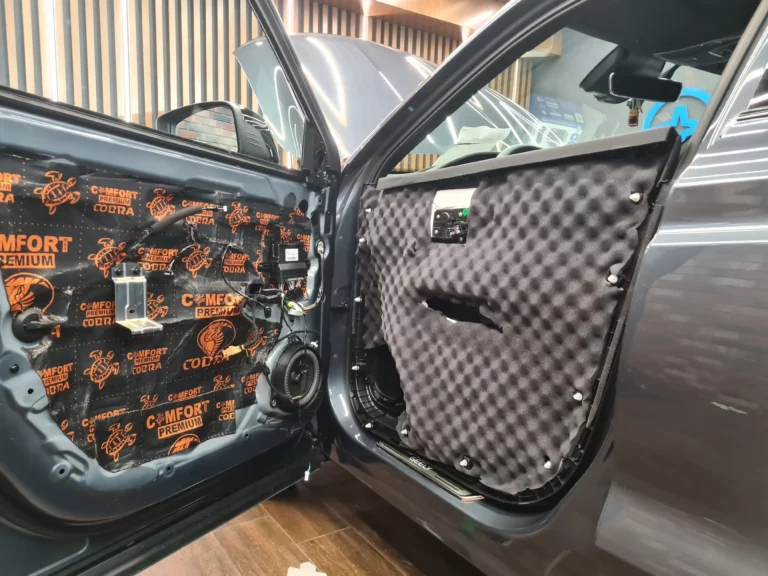 Шумоизоляция дверей Geely Tugella-5