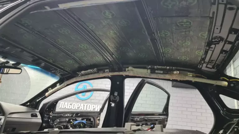 Шумоизоляция крыши Hyundai Sonata-2