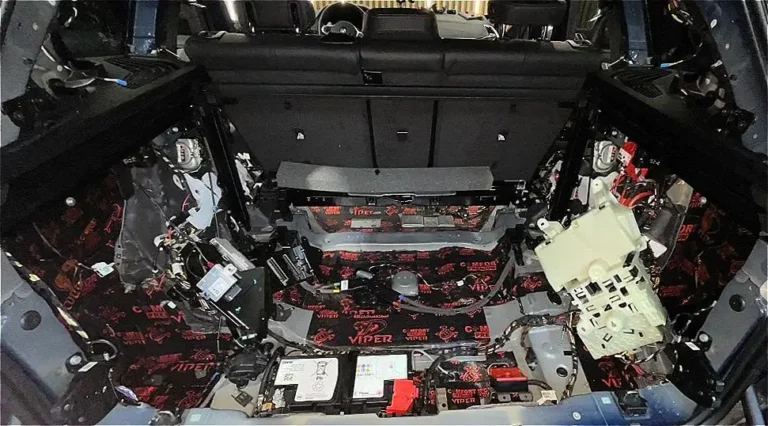 Шумоизоляция багажника BMW X5 2022-4