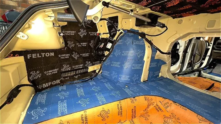 Шумоизоляция багажника KIA K8 2021-7
