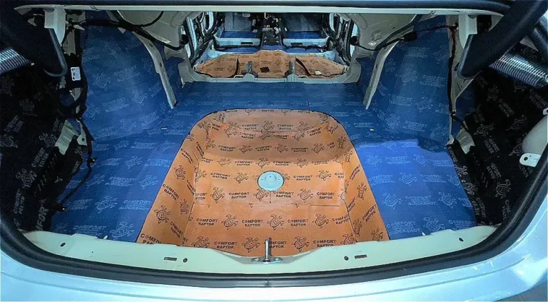 Шумоизоляция багажника KIA K8 2021-8