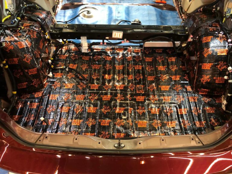 Comfortmat D4 + Blockshot (крылья + арки) так же, как и пол является основным источником шума.